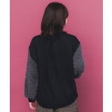 雪の結晶ガーランド刺繍裏毛×ラメフェザーニット | ScoLar | 詳細画像4