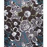 花柄ヘリンボーン×裏毛×布帛 異素材切替ワンピース | ScoLar | 詳細画像10