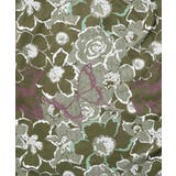 花柄ヘリンボーン×裏毛×布帛 異素材切替ワンピース | ScoLar | 詳細画像11