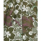 花柄ヘリンボーン×裏毛×布帛 異素材切替ワンピース | ScoLar | 詳細画像13