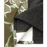 花柄ヘリンボーン×裏毛×布帛 異素材切替ワンピース | ScoLar | 詳細画像16