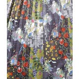 豊穣と繁栄柄スウェードポンチプリーツスカート | ScoLar | 詳細画像16