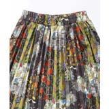 豊穣と繁栄柄スウェードポンチプリーツスカート | ScoLar | 詳細画像19