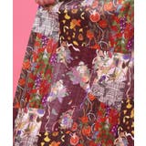 豊穣と繁栄柄スウェードポンチプリーツスカート | ScoLar | 詳細画像14