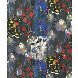 花蝶柄×無地リメイク風 異素材切替プルオーバー | ScoLar | 詳細画像9 