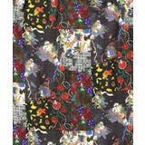 花蝶柄×無地リメイク風 異素材切替プルオーバー | ScoLar | 詳細画像13 