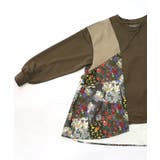 花蝶柄×無地リメイク風 異素材切替プルオーバー | ScoLar | 詳細画像15 