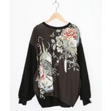 花蝶裏毛×レース切替プルオーバー | ScoLar | 詳細画像9 