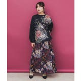 花蝶裏毛×レース切替プルオーバー | ScoLar | 詳細画像2 