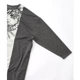 花柄×無地バイカラー裏毛ワンピース | ScoLar | 詳細画像12 