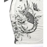 花柄×無地バイカラー裏毛ワンピース | ScoLar | 詳細画像13 