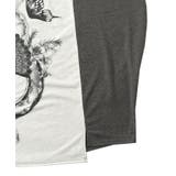 花柄×無地バイカラー裏毛ワンピース | ScoLar | 詳細画像14 