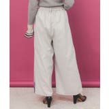 花柄裾グラデラメツイード×裏地パンツ | ScoLar | 詳細画像4 