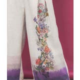 花柄裾グラデラメツイード×裏地パンツ | ScoLar | 詳細画像6 