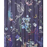 花柄素材切替タートルネックワンピース | ScoLar | 詳細画像17 