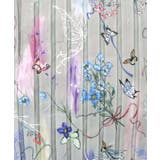 花柄素材切替タートルネックワンピース | ScoLar | 詳細画像20 