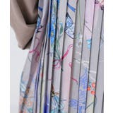 花柄素材切替タートルネックワンピース | ScoLar | 詳細画像14 