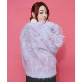 マーブル模様シャギーニットカーディガン | ScoLar | 詳細画像8