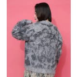 マーブル模様シャギーニットカーディガン | ScoLar | 詳細画像11