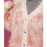 マーブル模様シャギーニットカーディガン | ScoLar | 詳細画像6