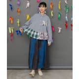 チェック切替シャツ | ScoLar | 詳細画像1 