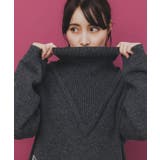 うさぎ柄ニットチュニック | ScoLar | 詳細画像5 