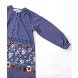 冬のオーナメント×花柄 前開きワンピース | ScoLar | 詳細画像12 