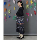 冬のオーナメント×花柄 前開きワンピース | ScoLar | 詳細画像2 