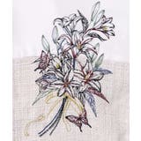 ダンボールニット×ツイード花刺繍ブルゾン | ScoLar | 詳細画像10 