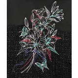 ダンボールニット×ツイード花刺繍ブルゾン | ScoLar | 詳細画像11 