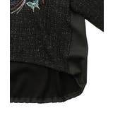 ダンボールニット×ツイード花刺繍ブルゾン | ScoLar | 詳細画像14 