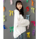 ダンボールニット×ツイード花刺繍ブルゾン | ScoLar | 詳細画像3 