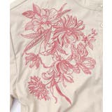 花刺繍トレンチコート風 異素材切替ワンピース | ScoLar | 詳細画像11 