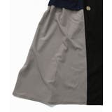 花刺繍トレンチコート風 異素材切替ワンピース | ScoLar | 詳細画像20 