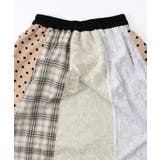 ドット×チェック×チュール×レース切替スカート | ScoLar | 詳細画像19 