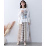 ドット×チェック×チュール×レース切替スカート | ScoLar | 詳細画像8 