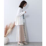 ドット×チェック×チュール×レース切替スカート | ScoLar | 詳細画像12 