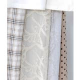 ドット×チェック×チュール×レース切替スカート | ScoLar | 詳細画像13 