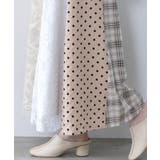 ドット×チェック×チュール×レース切替スカート | ScoLar | 詳細画像14 
