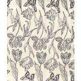 花蝶柄テレコ素材メロウ入りパンツ | ScoLar | 詳細画像7 