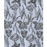 花蝶柄テレコ素材メロウ入りパンツ | ScoLar | 詳細画像10 