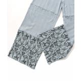 花蝶柄テレコ素材メロウ入りパンツ | ScoLar | 詳細画像12 