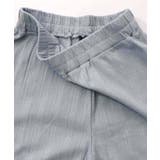 花蝶柄テレコ素材メロウ入りパンツ | ScoLar | 詳細画像14 