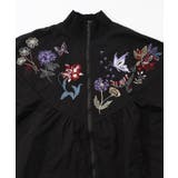 リボン×花刺繍ドルマンスリーブブルゾン | ScoLar | 詳細画像11 