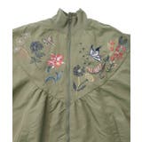 リボン×花刺繍ドルマンスリーブブルゾン | ScoLar | 詳細画像15 