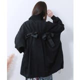 リボン×花刺繍ドルマンスリーブブルゾン | ScoLar | 詳細画像4 