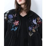 リボン×花刺繍ドルマンスリーブブルゾン | ScoLar | 詳細画像6 