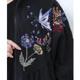 リボン×花刺繍ドルマンスリーブブルゾン | ScoLar | 詳細画像7 