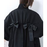 リボン×花刺繍ドルマンスリーブブルゾン | ScoLar | 詳細画像8 