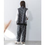 アンティーク調フロッキープリントパンツ | ScoLar | 詳細画像4 